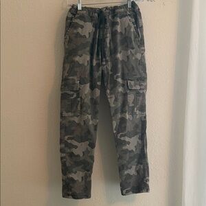 Cat & Jack Boys Green Camouflage Cargo Pants